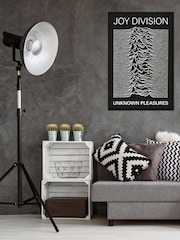 Pyramid International Black Joy Division Unknown Pleasures Framed Maxi Poster - Image 1 of 3