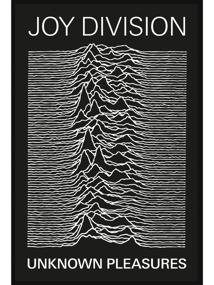 Pyramid International Black Joy Division Unknown Pleasures Framed Maxi Poster - Image 3 of 3