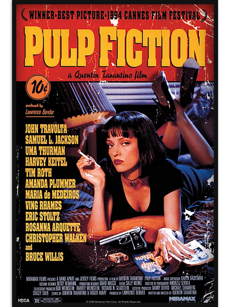Pyramid International Black Pulp Fiction Framed Maxi Poster - Image 3 of 3