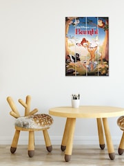 Pyramid International Natural Bambi Wooden Wall Art - Image 1 of 3