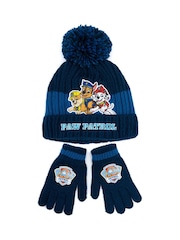 Vanilla Underground Blue Boys Paw Patrol Hat & Gloves Set - Image 1 of 4