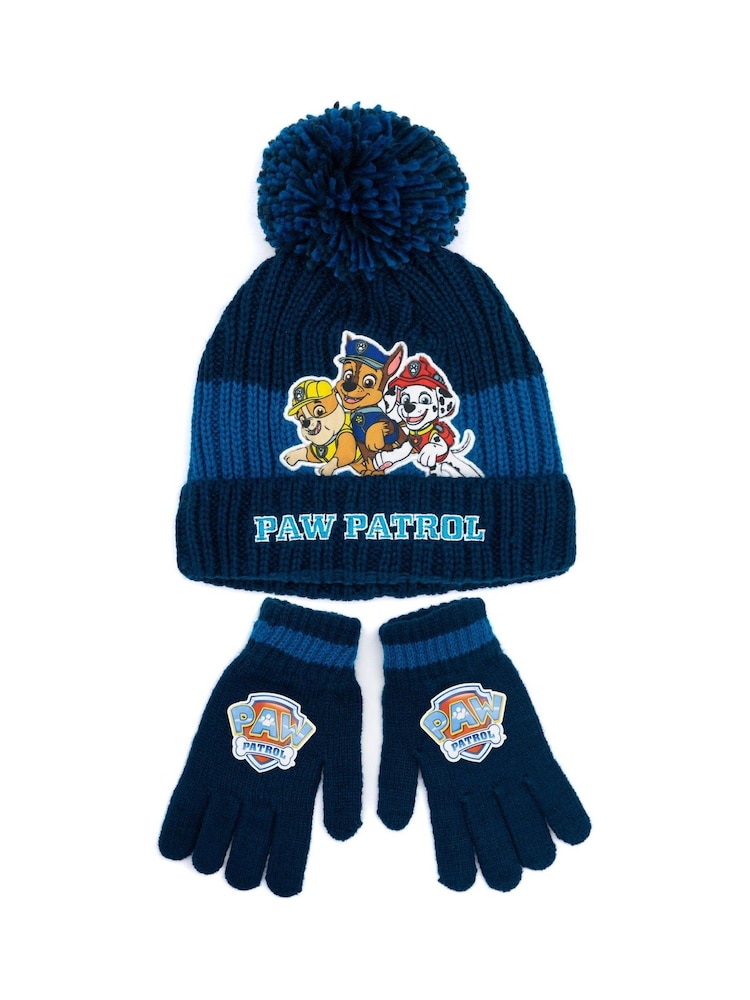 Vanilla Underground Blue Boys Paw Patrol Hat & Gloves Set - Image 1 of 4