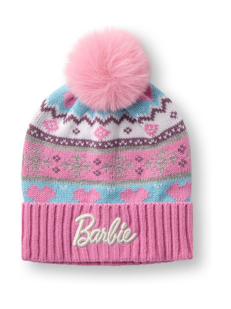 Vanilla Underground Pink Barbie Hat & Gloves Set - Image 3 of 6