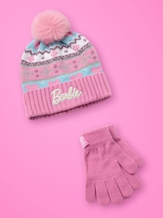 Vanilla Underground Pink Barbie Hat & Gloves Set - Image 4 of 6