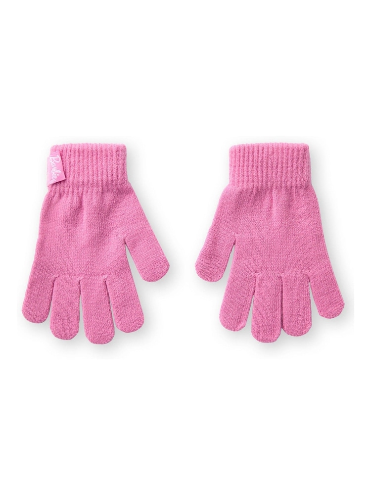 Vanilla Underground Pink Barbie Hat & Gloves Set - Image 5 of 6