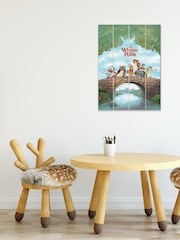 Pyramid International Green Winnie The Pooh Wooden Wall Art - Image 1 of 3