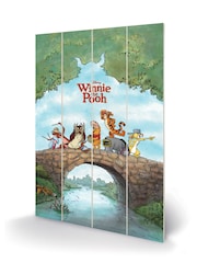 Pyramid International Green Winnie The Pooh Wooden Wall Art - Image 3 of 3