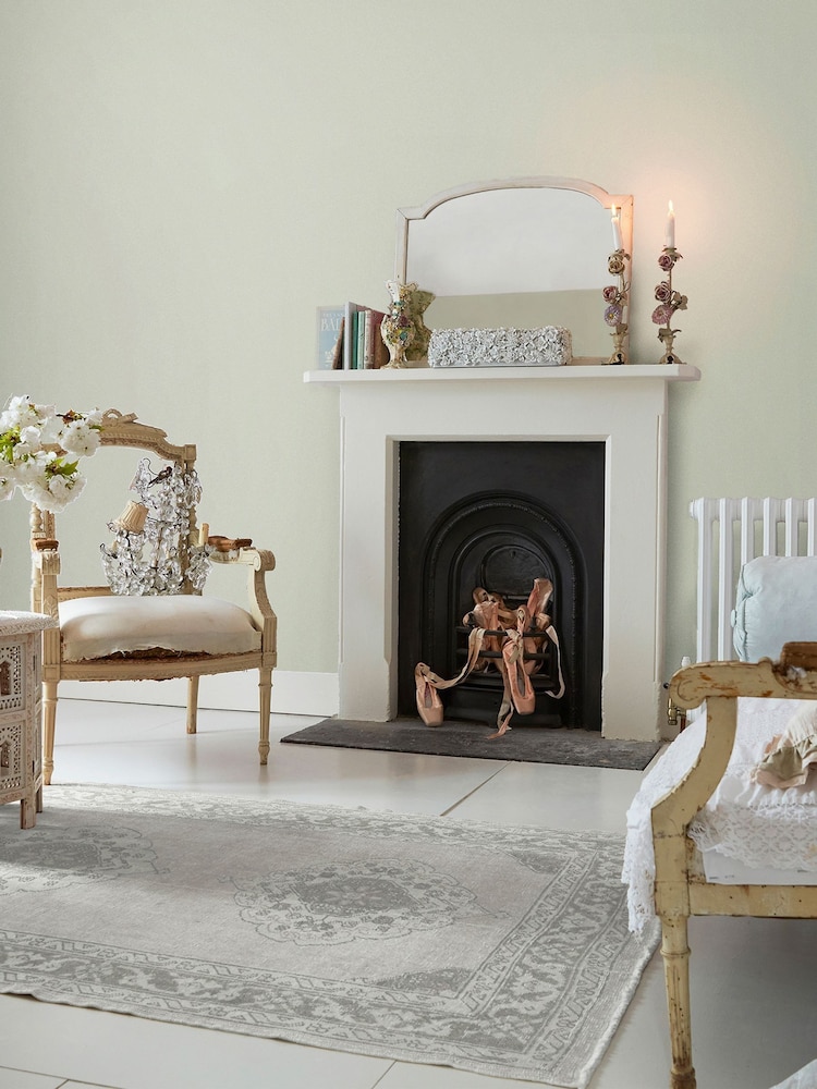 Shabby Chic Shabby Whisper Sage Mult Surface Matt Emulsion Paint 2.5Ltr - Image 1 of 6 Shabby Chic Shabby Whisper Sage Mult Surface Matt Emulsion Paint 2.5Ltr - Image 1 of 6