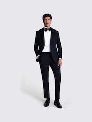 MOSS Blue Tailored Fit Midnight Jacket - Image 2 of 4