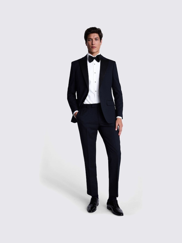 MOSS Blue Tailored Fit Midnight Jacket - Image 2 of 4