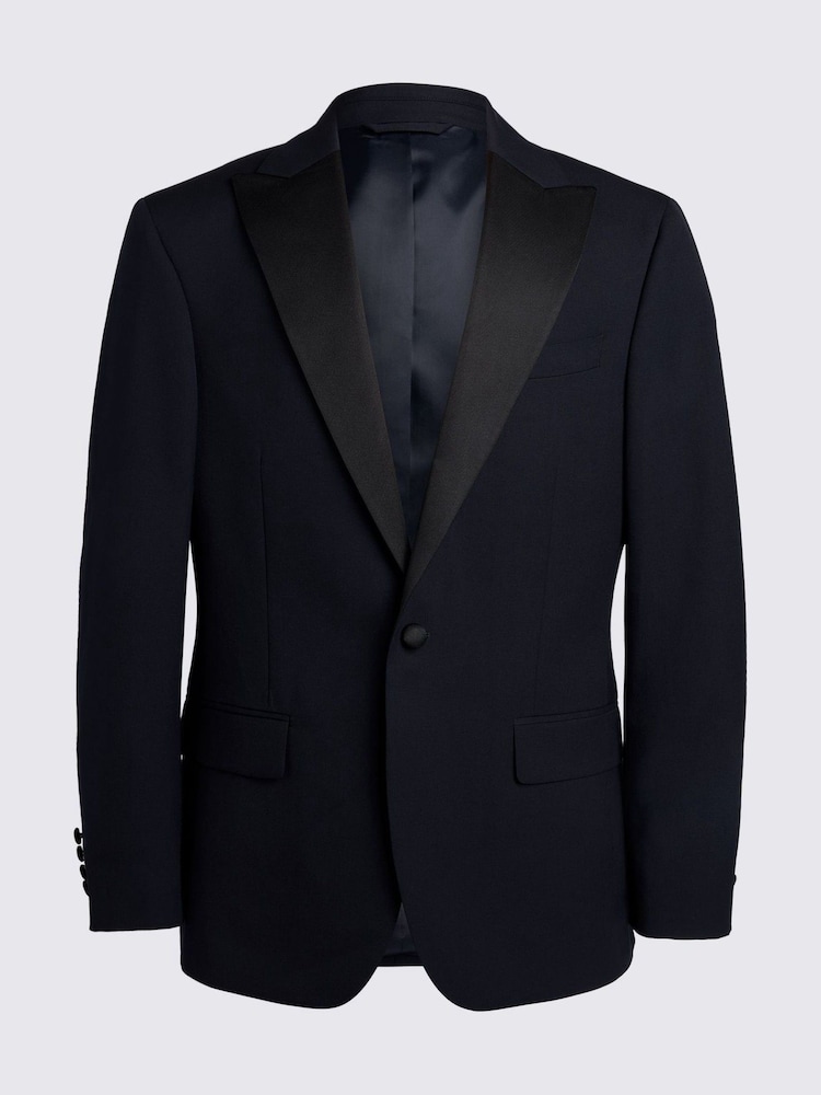 MOSS Midnight Tailored Fit Tuxedo Jacket - Image 5 of 5