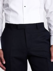 MOSS Blue Tailored Fit Midnight Dress Trousers - Image 3 of 3