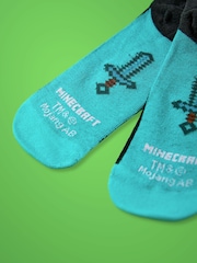 Vanilla Underground Black Boys Minecraft Calf Socks - Image 4 of 6