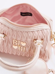 River Island Pink Girls Ruched Bowler Bag - Image 5 of 5