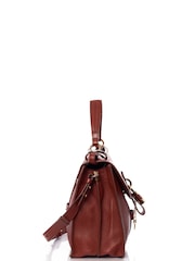 Chloé Red Aby Day Chain Shoulder Bag Calfskin Leather Handbag - Image 3 of 6