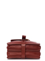 Chloé Red Aby Day Chain Shoulder Bag Calfskin Leather Handbag - Image 5 of 6