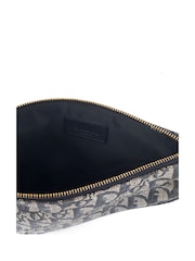 Christian Dior Blue Saddle Pochette Canvas Handbag - Image 6 of 6