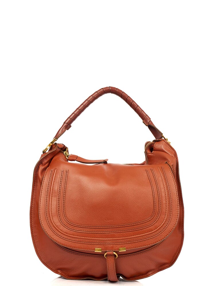 Chloé Brown Large Marcie Leather Handbag - Image 1 of 6