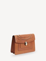 Bulgari Brown Serpenti Forever Cross-Body Leather Handbag - Image 4 of 6