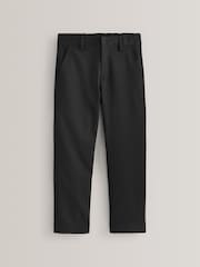 Black 2 Pack Regular Leg Trousers (3-17yrs) - Image 2 of 7