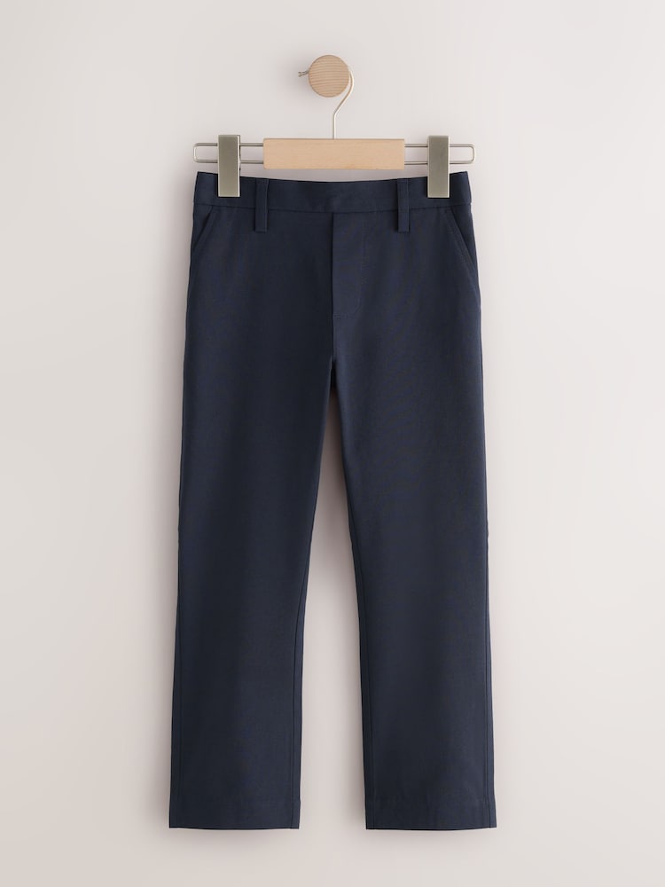 Navy Skinny School Formal Stretch Pull On Waist Trousers (3-17yrs) - Image 1 of 5