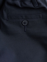 Navy Skinny School Formal Stretch Pull On Waist Trousers (3-17yrs) - Image 7 of 7