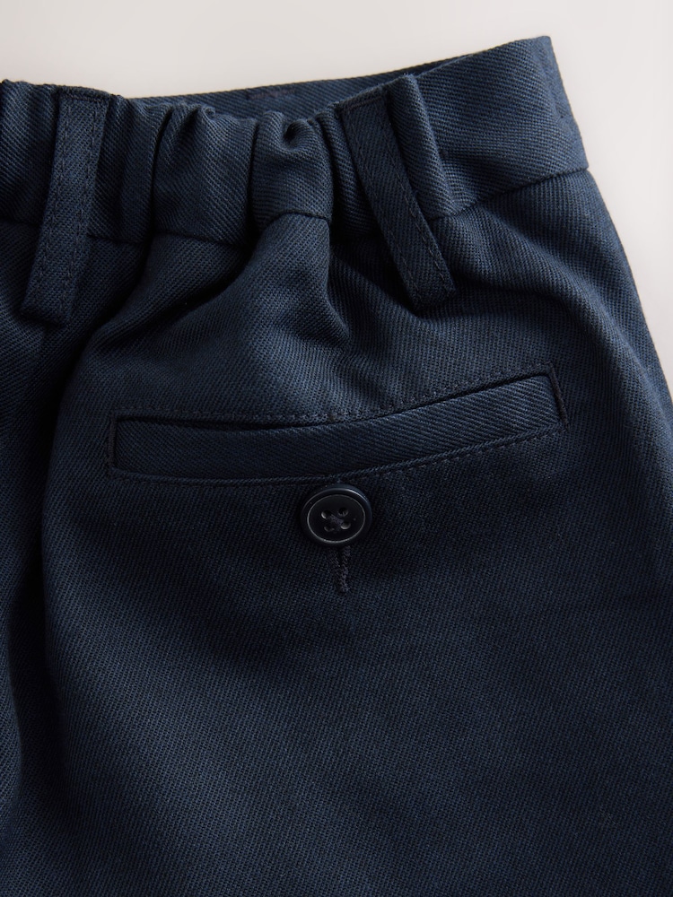 Navy Regular Leg School Trousers (3-17yrs) - Image 5 of 6