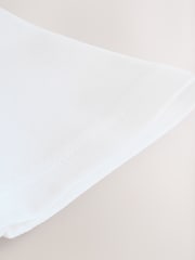 White Slim Fit Cotton School Short Sleeve Shirts 5 Pack (3-16yrs) - Image 10 of 11