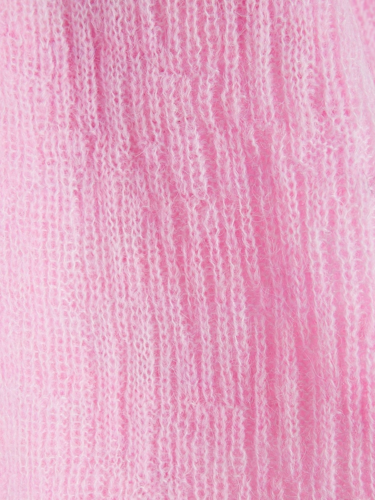 River Island Pink Girls 2 in 1 Diamante Cami Top Cardigan Set - Image 4 of 4
