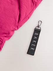 rožnata - Baker by Ted Baker dekliški dolg, odporen na dež, podložen plašč - Slika 17 iz 17