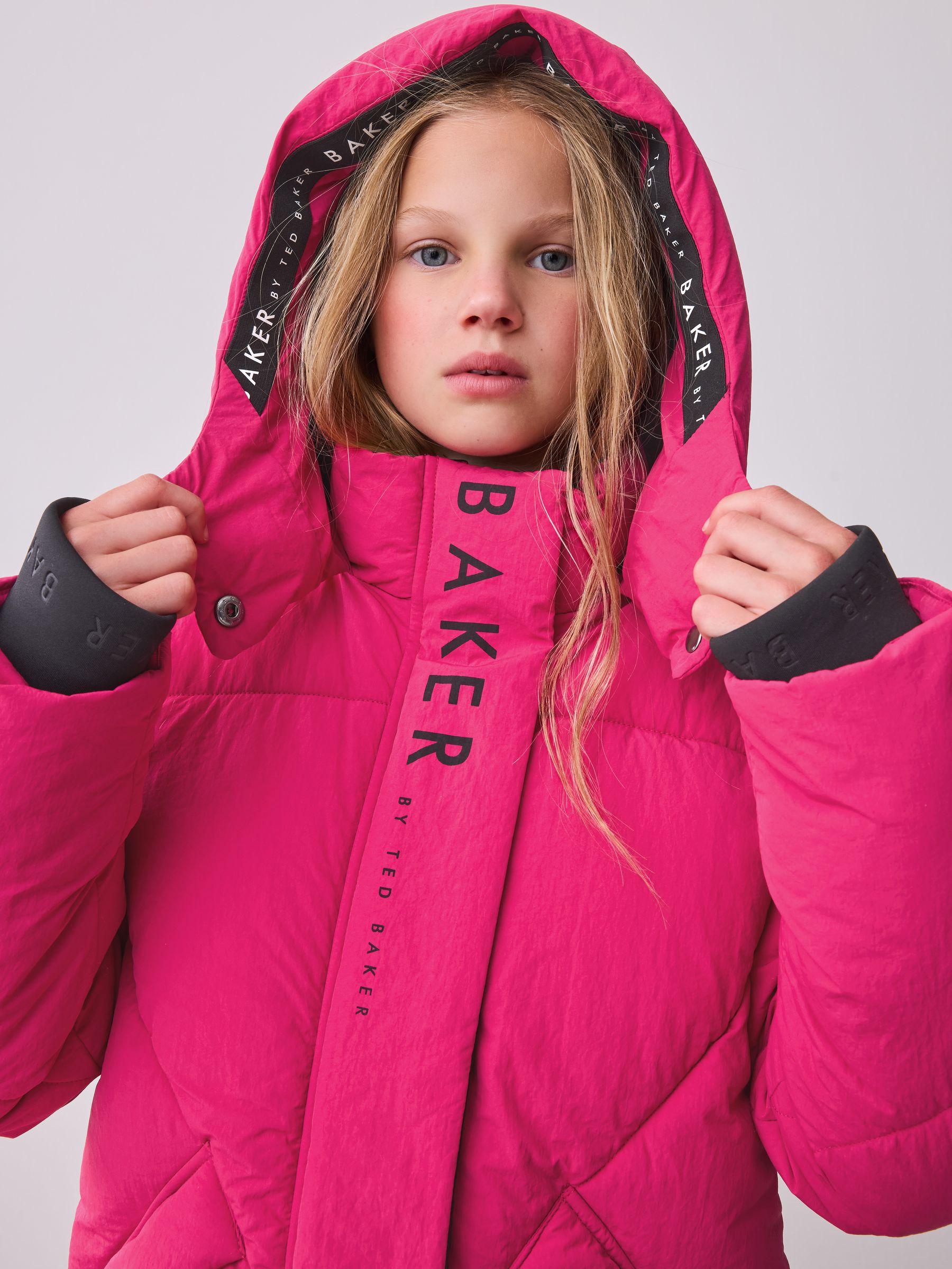 Buy Baker by Ted Baker Girls Shower Resistant Longline Padded Coat