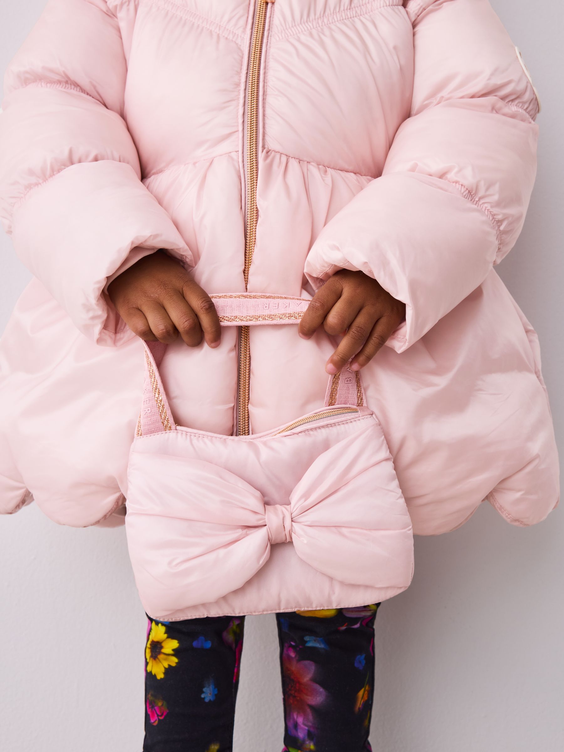 Buy Baker by Ted Baker Shower Resistant Scallop Padded Coat With