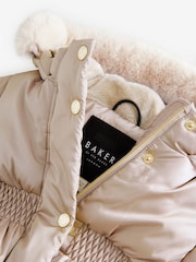 Auster - Baker by Ted Baker Shower Resistant Bubble Hem Padded Coat - Bild 7 von 7