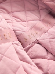 Baker by Ted Baker Pink Shower Resistant Lightweight Scallop Raincoat - Image 15 of 15