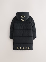 Schwarz - Baker by Ted Baker Girls Shower Resistant Longline Padded Coat - Bild 1 von 15