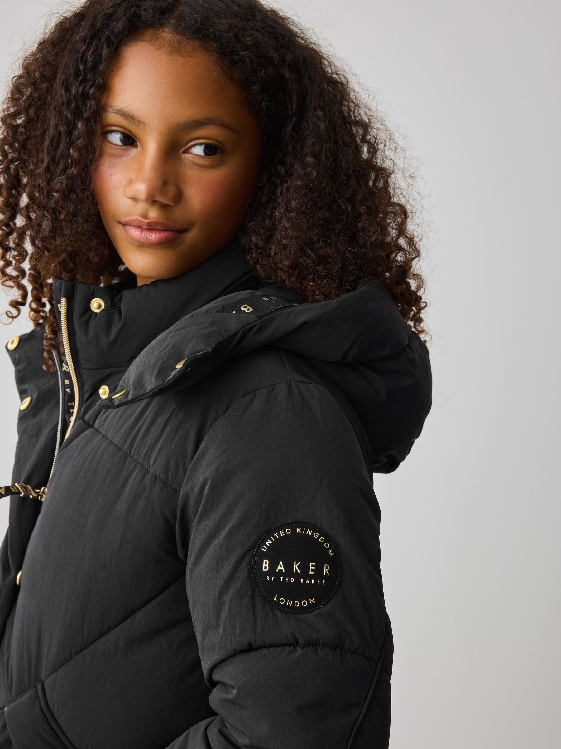 アウター Baker by Ted Baker Padded Coat Buy Baker by Ted Baker Girls Shower Resistant Longline
