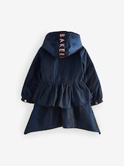Baker by Ted Baker Shower Resistant Bow Frill Raincoat - Image 3 of 7