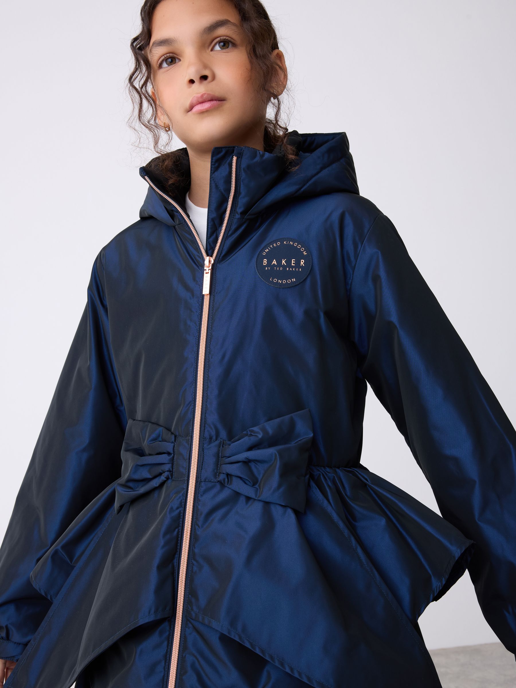 Next：日本 ネイビー - Baker by Ted Baker 小雨耐性 ボウ フリル