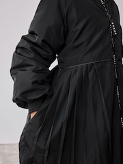 Schwarz - Baker by Ted Baker Shower Resistant Pleated Raincoat - Bild 11 von 17