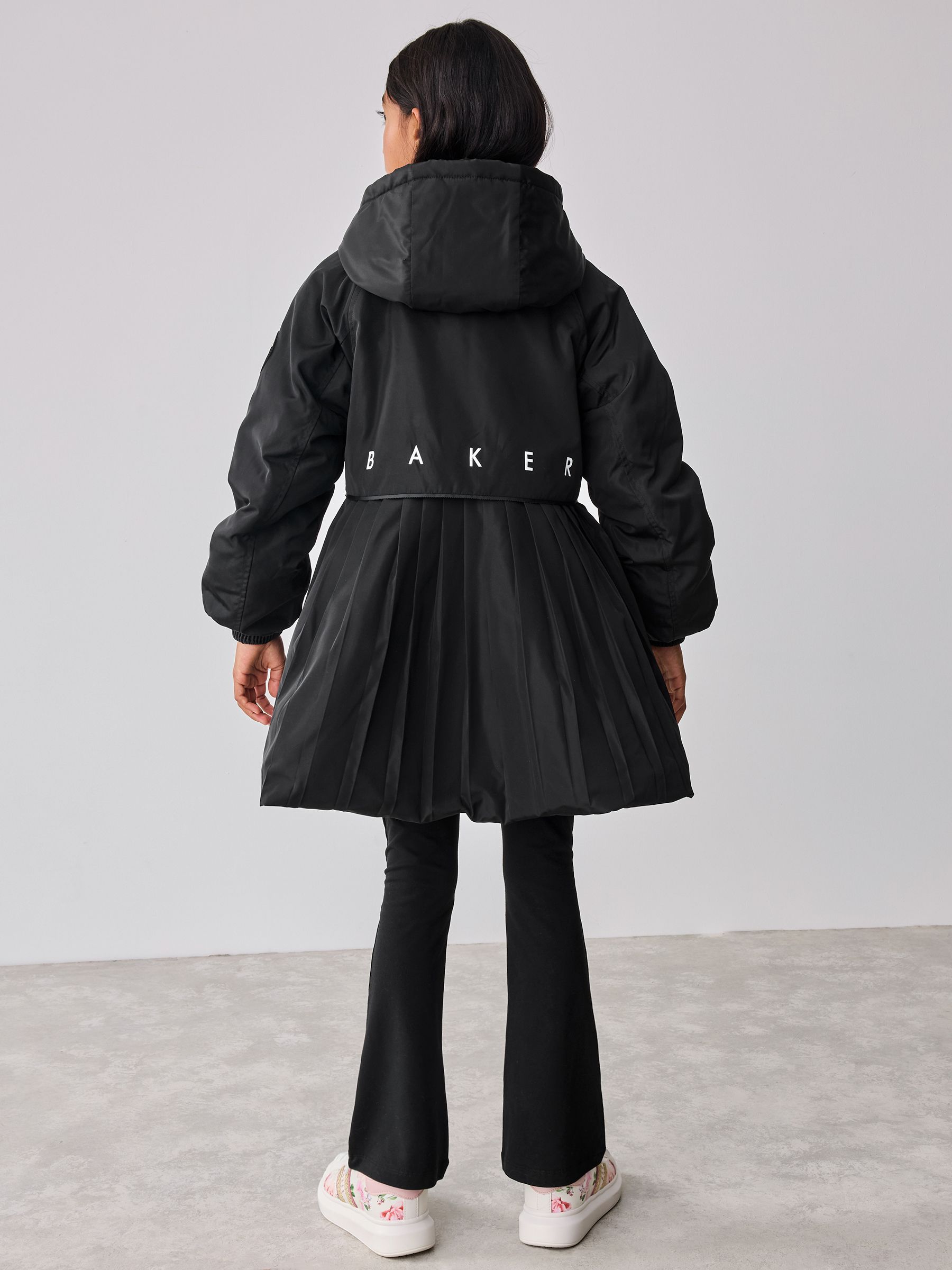 Buy Baker by Ted Baker Shower Resistant Pleated Raincoat from Next USA