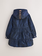 Baker by Ted Baker Shower Resistant Tiered Frill Raincoat - Image 2 of 6