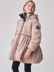 Auster - Baker by Ted Baker Shower Resistant Pleated Raincoat - Bild 4 von 17