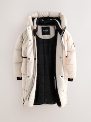 Baker by Ted Baker Girls Shower Resistant Longline Padded Coat - Image 13 of 19
