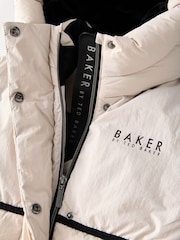 Baker by Ted Baker Girls Shower Resistant Longline Padded Coat - Image 15 of 19