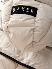 Baker by Ted Baker Girls Shower Resistant Longline Padded Coat - Image 19 of 19