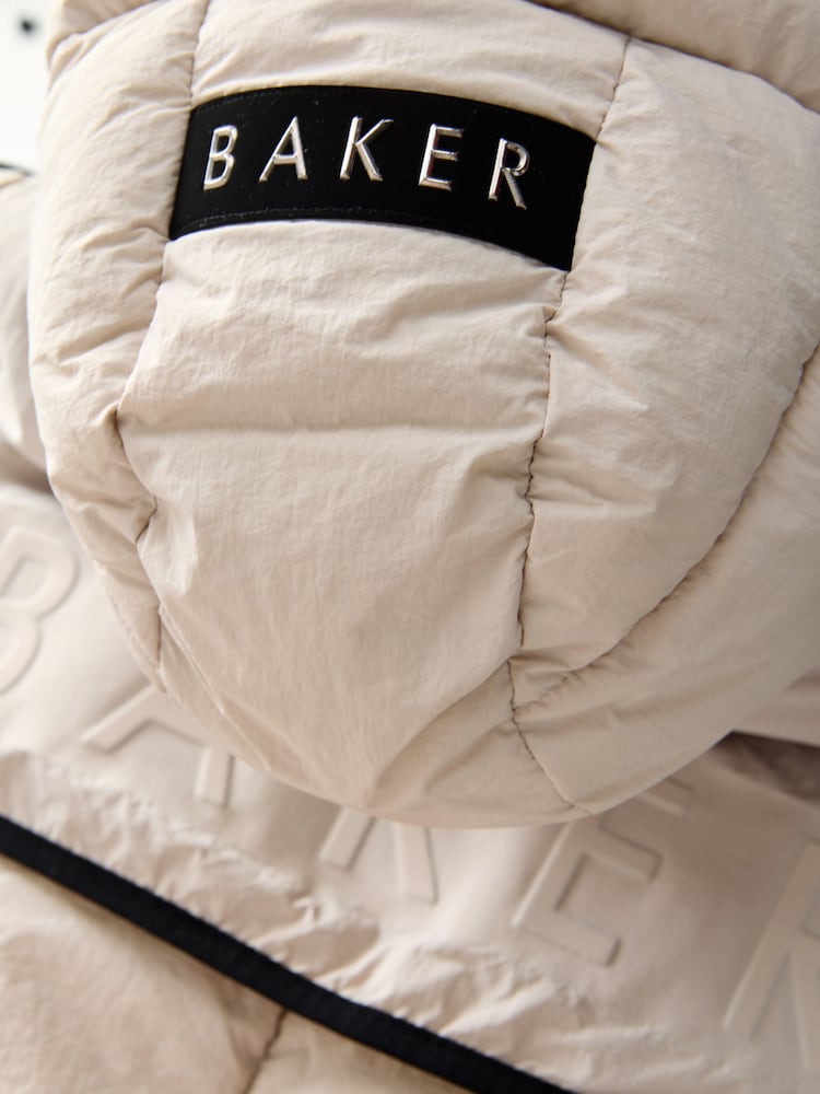 Baker by Ted Baker Girls Shower Resistant Longline Padded Coat - Image 19 of 19