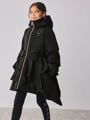 Baker by Ted Baker Shower Resistant Bow Frill Raincoat - Image 1 of 15