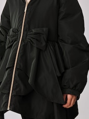 Baker by Ted Baker Shower Resistant Bow Frill Raincoat - Image 8 of 15