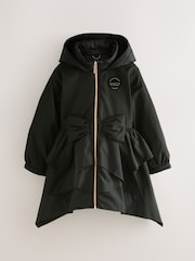 Baker by Ted Baker Shower Resistant Bow Frill Raincoat - Image 9 of 15