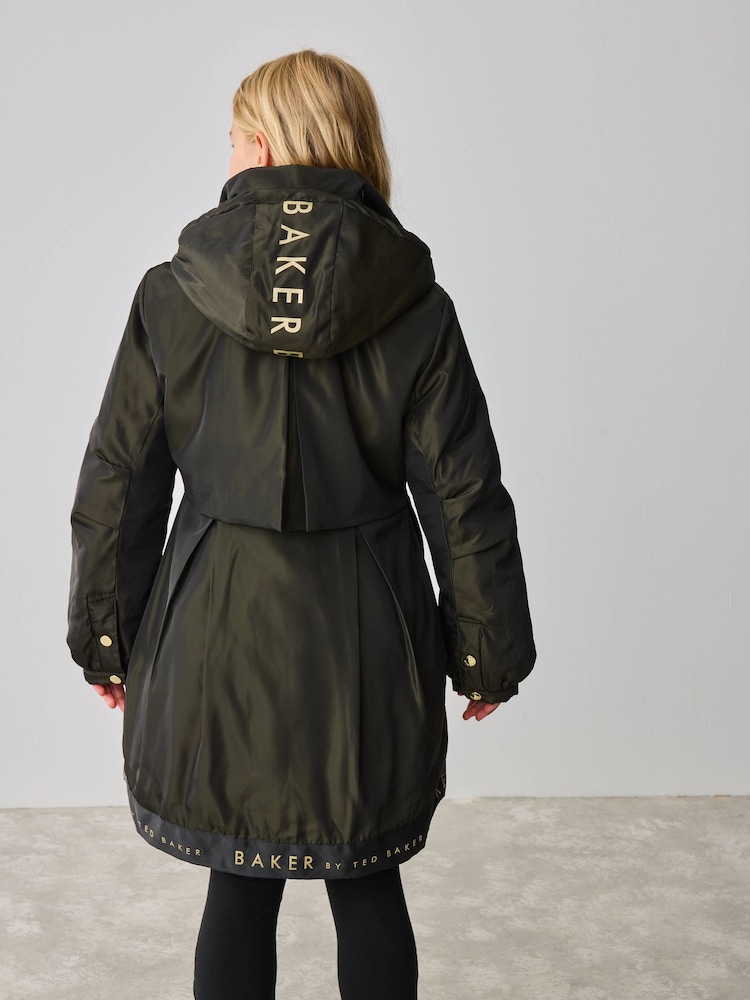 Baker by Ted Baker Shower Resistant Branded Hem Raincoat - Image 2 of 16 Baker by Ted Baker Shower Resistant Branded Hem Raincoat - Image 2 of 16